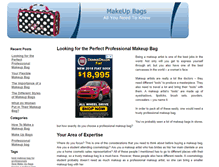 Tablet Screenshot of bestmakeupbags.com